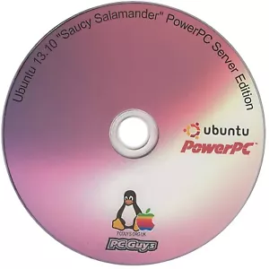 Ubuntu 13.04 Raring Ringtail PowerPC Server CD Apple Mac G4 G5 iMac - Picture 1 of 1