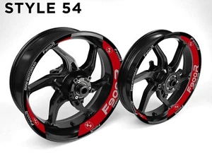 Pegatinas de calcomanía envolvente de llanta de rueda para motocicleta BMW F900R para ruedas de 17 pulgadas - Imagen 1 de 16