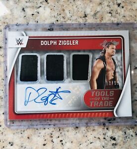 Dolph Ziggler 2022 Chronicles Absolute WWE Patch Autograph /99 Worn Swatch Auto