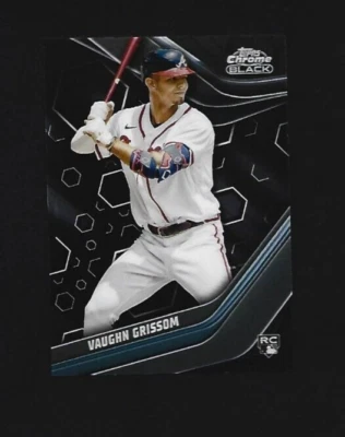 2023 Topps Chrome Black Vaughn Grissom RC #97 - Atlanta Braves - Image 1 of 2
