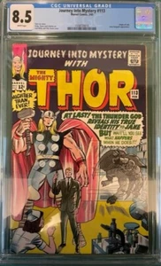 JOURNEY INTO MYSTERY #113 CGC 8.5 ORIGIN OF LOKI - Picture 1 of 4