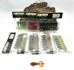 Keitech 2,8" Crazy Flapper UV 7cm 3,5g 17 Farben Krebs BA-Edition Gummiköder BA - Picture 1 of 18