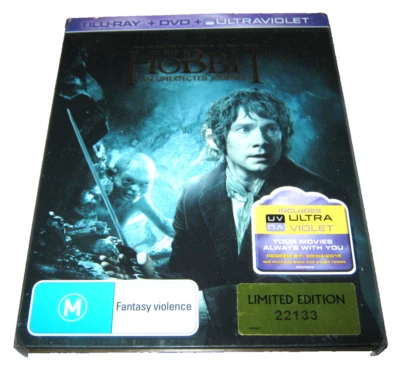 The Hobbit: An Unexpected Journey - Limited Edition - Blu-Ray Steelbook Edition - Image 1 of 2
