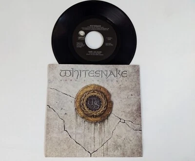 WHITESNAKE Here I Go Again 7" Single 1987 Vinyl Record Pic Slv 80s Rock - Image 1 of 3