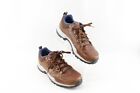 Adidas Rockstack Men's 8 US Brown Leather Low Hiking Shoe Sneaker Traxion Sole