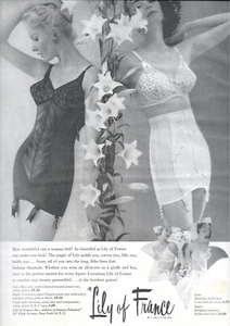 50er Jahre Lilie von Frankreich Dessous Werbung 1956 - Bild 1 von 1