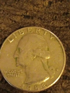 1982D Washington Quarter DDOError In God We Trust FilledDQuarter leaves not same - Picture 1 of 14