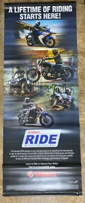 Banner promocional para concesionario Yamaha instrucciones demostración evento 24wx61h Foto 1 de 2