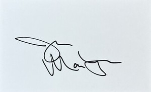 Joe Mantegna Signed In Person 5x8 Index Card In Top Loader - Authentic