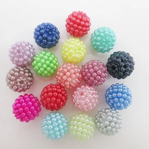 Lot 10 Perle Acrylique Framboise 10mm Couleur au Choix, Chunky Bubblegum Gunball - Imagen 1 de 6