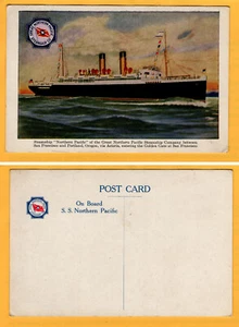 Dampfschiff "Northern Pacific", Great Northern Pacific Steamship Co., unbenutzt - Bild 1 von 1