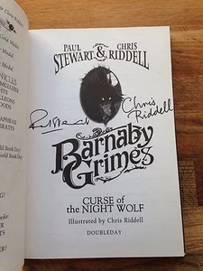 Barnaby Grimes, Double Signed, Curse Of The Night Wolf.1st Edition. - Picture 1 of 1