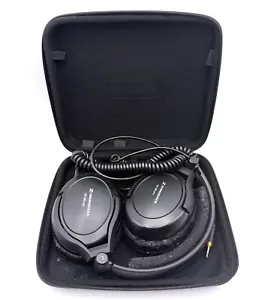 Sennheiser HD380 PRO Studio Monitor Headphones HD 380 w/ Case *WORN PADS* Tested - Picture 1 of 2