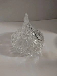 Hershey's Kiss Design Crystal Covered Candy Dish Holiday Jewelry, Trinket Holder - Picture 1 of 4