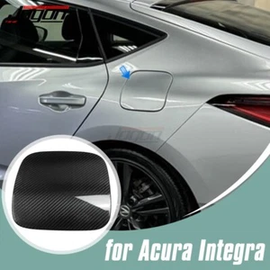 For Acura Integra Type S 2023-2025 Carbon Fiber Car Gas Fuel Tank Cap Cover Trim - Picture 1 of 14