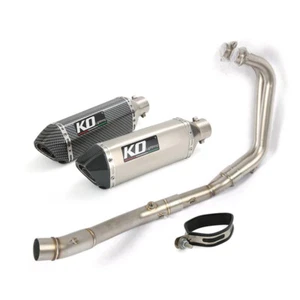 For Yamaha YZF R3 R25 MT-03 MT25 2018-2025 51mm 2‘’ Exhaust Muffler Exhaust Tips - Picture 1 of 9