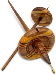 Premium Artisan Top Whorl Drop Spindle for Beginner & Advanced Hand Spinning - 1 - Picture 1 of 8