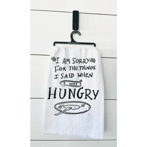Toalla de plato Primitives by Kathy When I Was Hangry 25518 nueva - Imagen 1 de 1
