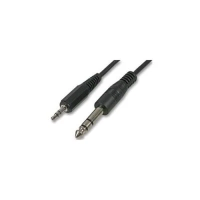 PC2099 3.5mm Stereo Jack Male to 6.35mm Male cable lead 0.5m - Image 1 of 2