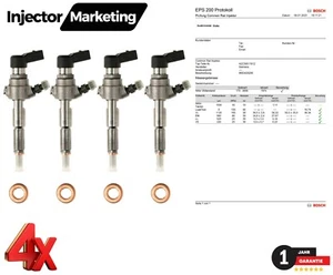 4x 9663429280 Bosch Injektor Ford Citroen Peugeot 1.4 HDI A2C59511612 5WS40149Z - Bild 1 von 16