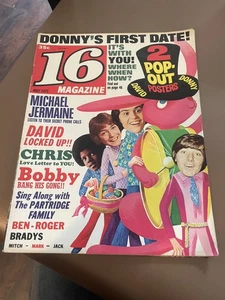 16 Magazine May 1972 Michael Jackson Osmonds David Cassidy - Foto 1 di 10