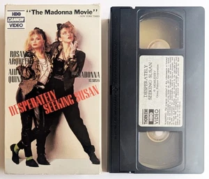 DESPERATELY SEEKING SUSAN vhs 1985 HBO Cannon Video MADONNA Aidan Quinn - Picture 1 of 4