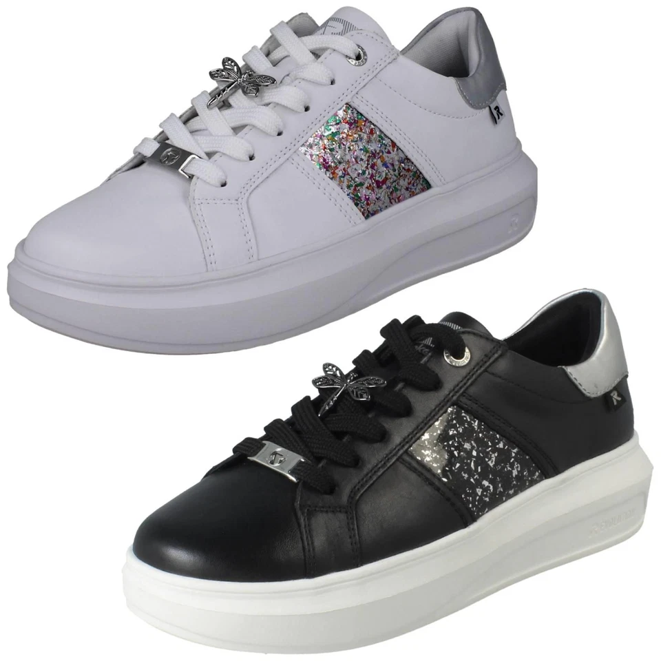 Ladies Rieker Revolution Platform Trainers W1202 - Image 1 of 1