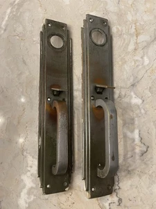 Antik Messing Bronze Art Deco Türgriffe Ziehen 2 Stück - Bild 1 von 8