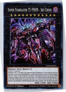 Super Starslayer TY-PHON - Sky Crisis Super Rare RA04-EN072 NM - Picture 1 of 1