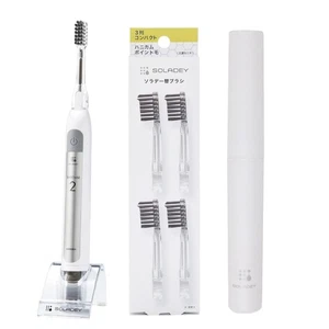 Soladey Rhythm 2 Electric Toothbrush Snow White Replacement Brush  Case Set new - Picture 1 of 2