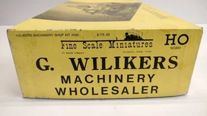 FSM Fine Scale Miniatures #255 G. Willikers Machinery Craftsman Kit HO 1/87 - Foto 1 di 6