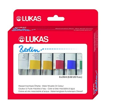 Lukas Berlin Ölfarbe 6x20ml im Set (162,92 EUR/l) - Bild 1 von 2