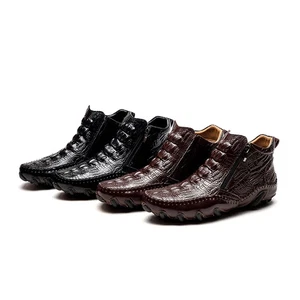 Mocassini slip on formali in vera pelle scarpe eleganti fatte a mano per uomo calzature - Foto 1 di 16