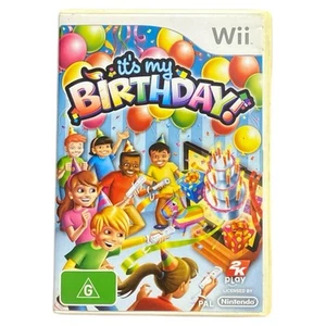 It's My Birthday Wii Game Manual PAL Kids Party Family Mini Games Rare OOP - Picture 1 of 7