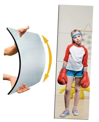 Unbreakable 门镜全长,全身儿童镜,64 英寸长 x 16 英寸宽 — 第 1/4 张图片