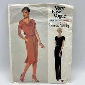 Very Easy Vogue Pattern 2333 Sz 10 Diane Von Furstenberg - Picture 1 of 8