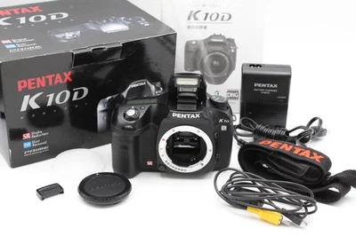 [Near Mint] Pentax K10D Body w/Box Cable Battery Charger etc Used From Japan - Image 1 of 4