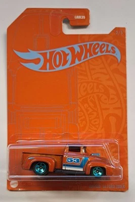 HOT WHEELS DECO BLUE AND SATIN SERIES CUSTOM '56 FORD TRUCK 2/5 GRR37 - SPLIT - Image 1 of 2