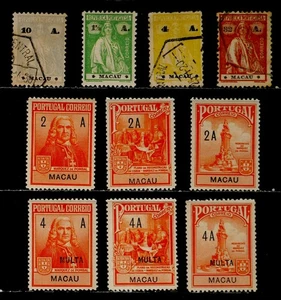 MACAU, PORTUGAL: 1922 - 25 BRIEFMARKEN KLASSIKZEIT MIT SÄTZEN VIELE UNGEBRAUCHT SOUND - Bild 1 von 1
