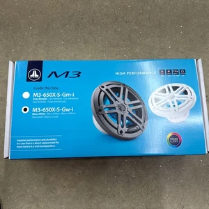 JL AUDIO M3-650X-S-Gw-i 93515 Enceintes Marine 6,5" avec LED RGB Neuf - Photo 1/2