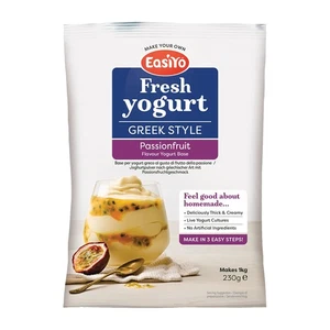 Easiyo Greek & Passionfruit Yogurt Mix 230g Sachet - 1 Litre Using Yoghurt Maker - Picture 1 of 1