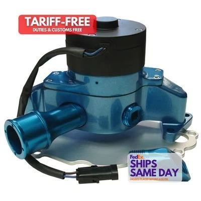 Proform 68220B, Kit Blue Aluminum Sbf Electric Water Pump - Blue Performance Par - Image 1 of 4