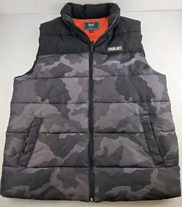 EVERLAST Adventure Camouflage Puffer Vest Men's Size Large Gym Winter Army - Picture 1 of 10