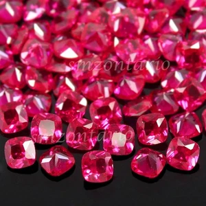 Natural Mogok Rubí Rojo Certificado 2.00 MM Cojín Forma Piedras Preciosas Lot... - Imagen 1 de 6