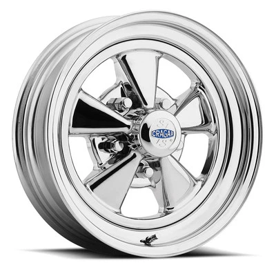 Roda Cragar 1526581402B Series 08/61 S/S, 15x8 polegadas, 5x4.5, 5.0 - Imagem 1 de 4