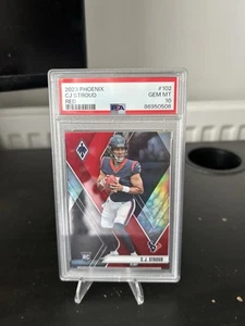 2023 Panini Phoenix Red C.J. Stroud /250 PSA 10 RC Rookie CJ #102 Prizm - Picture 1 of 2