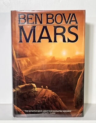Mars ✍ SIGNED by Ben Bova July 1992 1st Edition HCDJ Bantam - Image 1 of 4