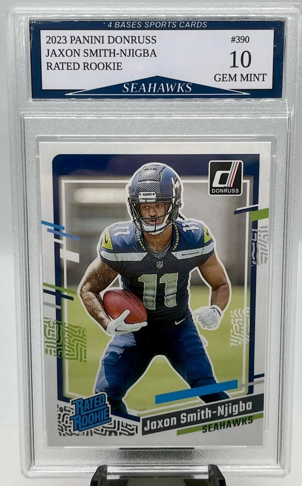 2023 Panini Donruss Jaxon Smith-Njigba рейтинг дебютант карта #390 Gem новом 10! - Изображение 1 из 1