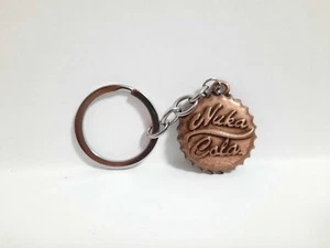 Fallout 4 Nuka Cola Schlüsselanhänger Kronkorken Kupferfarbig Limitiert Neu - Bild 1 von 3