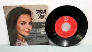 Crystal Gayle 'Til I Gain Control 45 RPM Record LP Vinyl with Picture Sleeve - Picture 1 of 2
